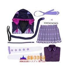 画像10: hololive ホロライブ vtuber 紫咲 シオン/むらさき しおん コスプレ衣装 abccos製 「受注生産」 (10)