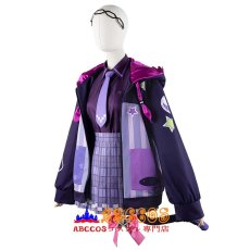 画像2: hololive ホロライブ vtuber 紫咲 シオン/むらさき しおん コスプレ衣装 abccos製 「受注生産」 (2)