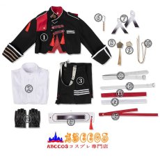 画像9: にじさんじ NIJISANJI VTuber 弦月 藤士郎 / げんづき とうじろう Tojiro コスプレ衣装 abccos製 「受注生産」 (9)