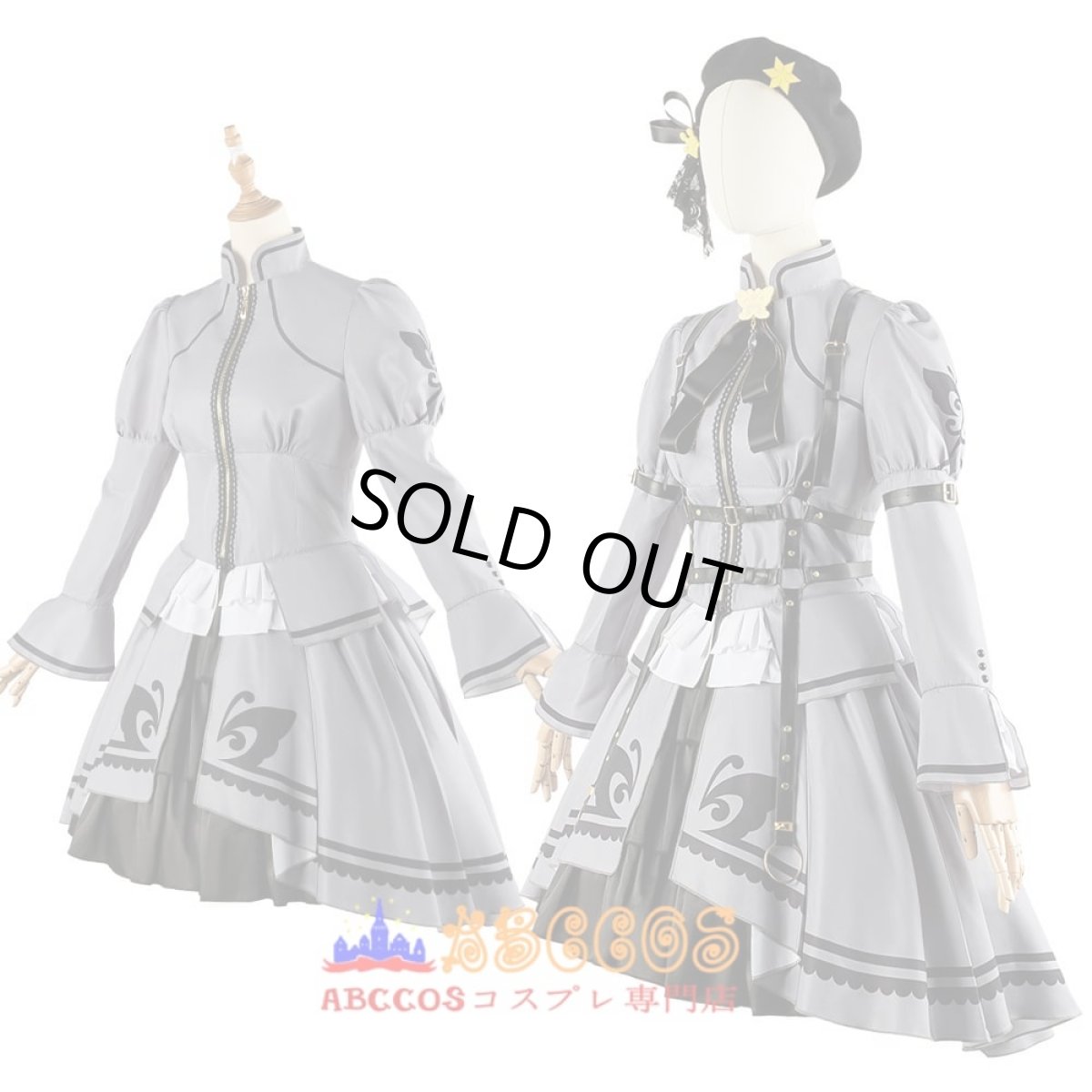 画像3: アイドルマスター ミリオンライブ！ シアターデイズ THE IDOLM@STER MILLION LIVE! THEATER DAYS 北沢志保（きたざわ しほ）白石紬（しらいし つむぎ）コスプレ衣装 abccos製 「受注生産」 (3)