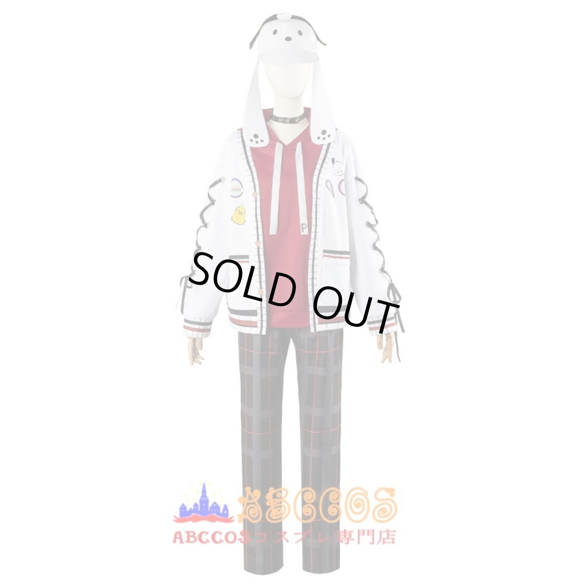 画像1: プロジェクトセカイ カラフルステージ! feat. 初音ミク×フラガリアメモリーズ サンリオ 青柳冬弥（あおやぎ とうや）コスプレ衣装 abccos製 「受注生産」 (1)