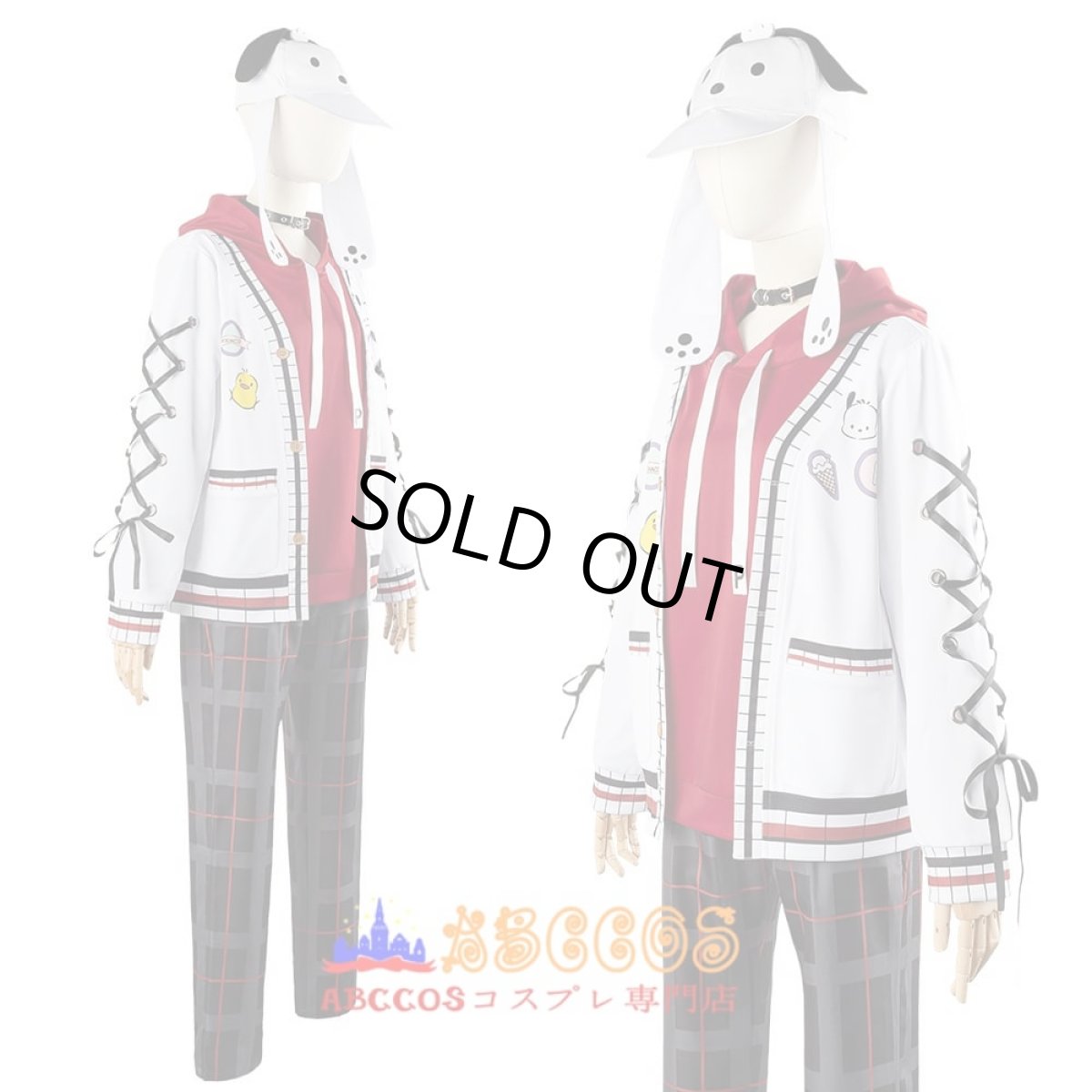 画像2: プロジェクトセカイ カラフルステージ! feat. 初音ミク×フラガリアメモリーズ サンリオ 青柳冬弥（あおやぎ とうや）コスプレ衣装 abccos製 「受注生産」 (2)