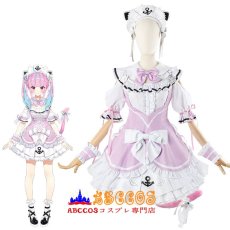 画像8: hololive ホロライブ vtuber 湊あくあ（みなと あくあ）Minato Aqua コスプレ衣装 abccos製 「受注生産」 (8)