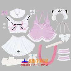 画像9: hololive ホロライブ vtuber 湊あくあ（みなと あくあ）Minato Aqua コスプレ衣装 abccos製 「受注生産」 (9)