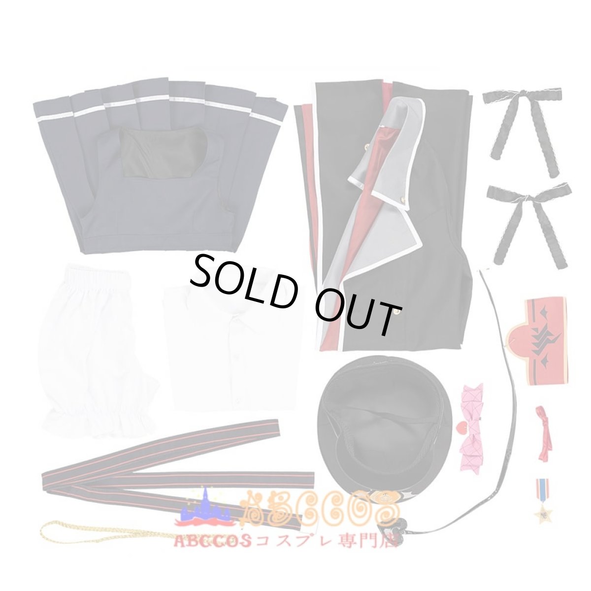 画像8: アズールレーン Azur Lane 伊吹（いぶき）コスプレ衣装 abccos製 「受注生産」 (8)