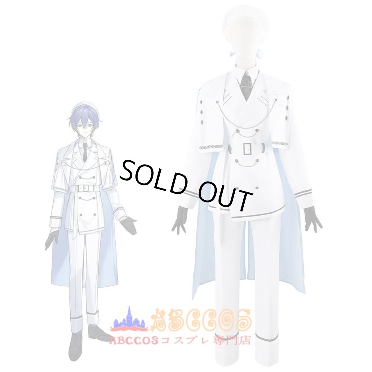 画像7: プロジェクトセカイ カラフルステージ! feat. 初音ミク カイト（KAITO）コスプレ衣装 abccos製 「受注生産」 (7)