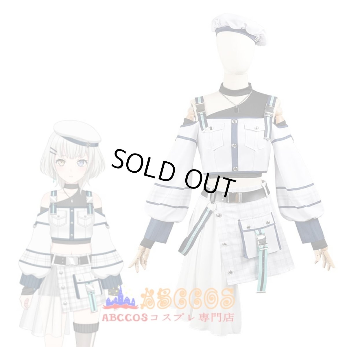 画像8: BanG Dream! It's MyGO!!!!! バンドリ！ 要楽奈（かなめ らーな）コスプレ衣装 abccos製 「受注生産」 (8)