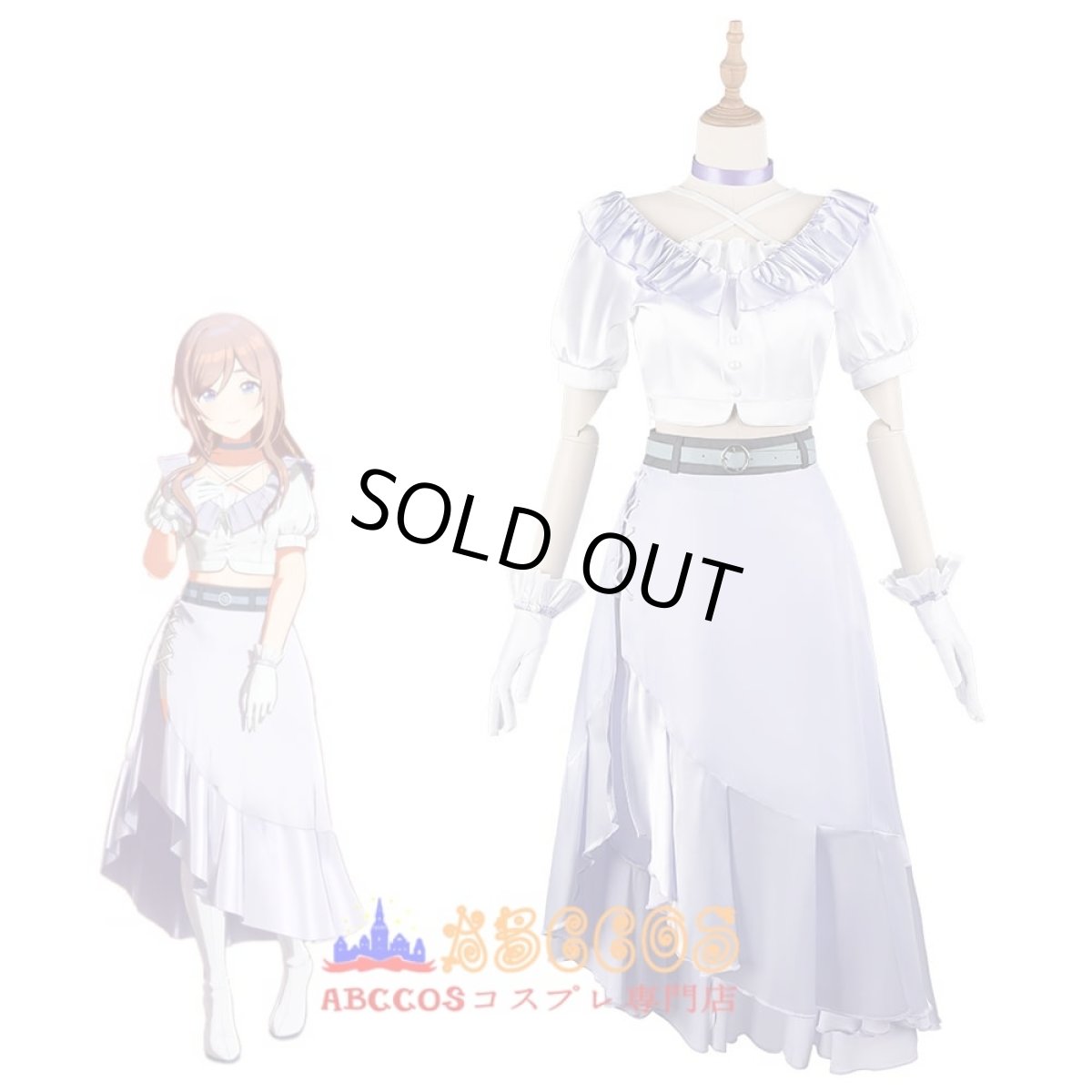 画像8: 学園アイドルマスター 姫崎莉波（ひめさき りなみ） Himesaki Rinami コスプレ衣装 abccos製 「受注生産」 (8)