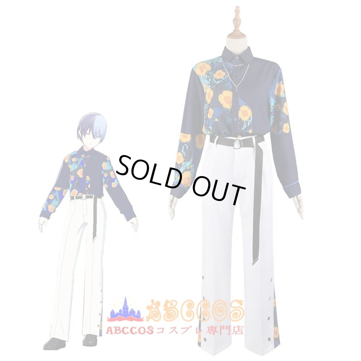 画像6: プロジェクトセカイ カラフルステージ! feat. 初音ミク PJSK Toya 青柳冬弥（あおやぎ とぅや） コスプレ衣装 abccos製 「受注生産」 (6)