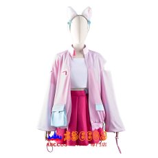 画像1: Love Live! ラブライブ！虹ヶ咲学園スクールアイドル同好会 天王寺璃奈（てんのうじ りな）コスプレ衣装 abccos製 「受注生産」 (1)