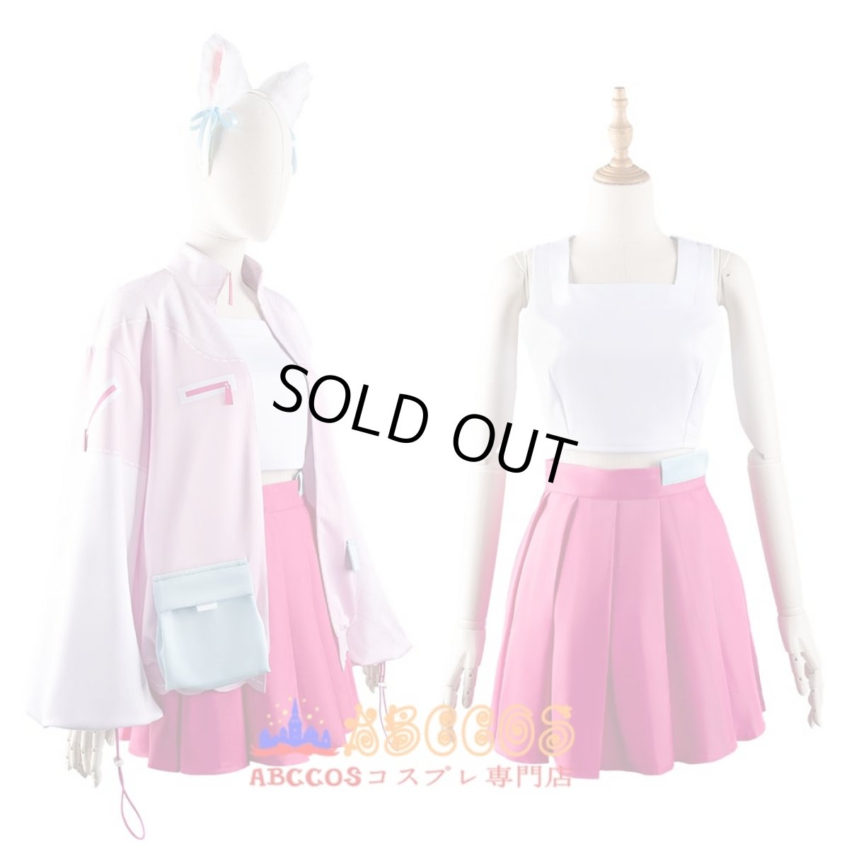 画像2: Love Live! ラブライブ！虹ヶ咲学園スクールアイドル同好会 天王寺璃奈（てんのうじ りな）コスプレ衣装 abccos製 「受注生産」 (2)