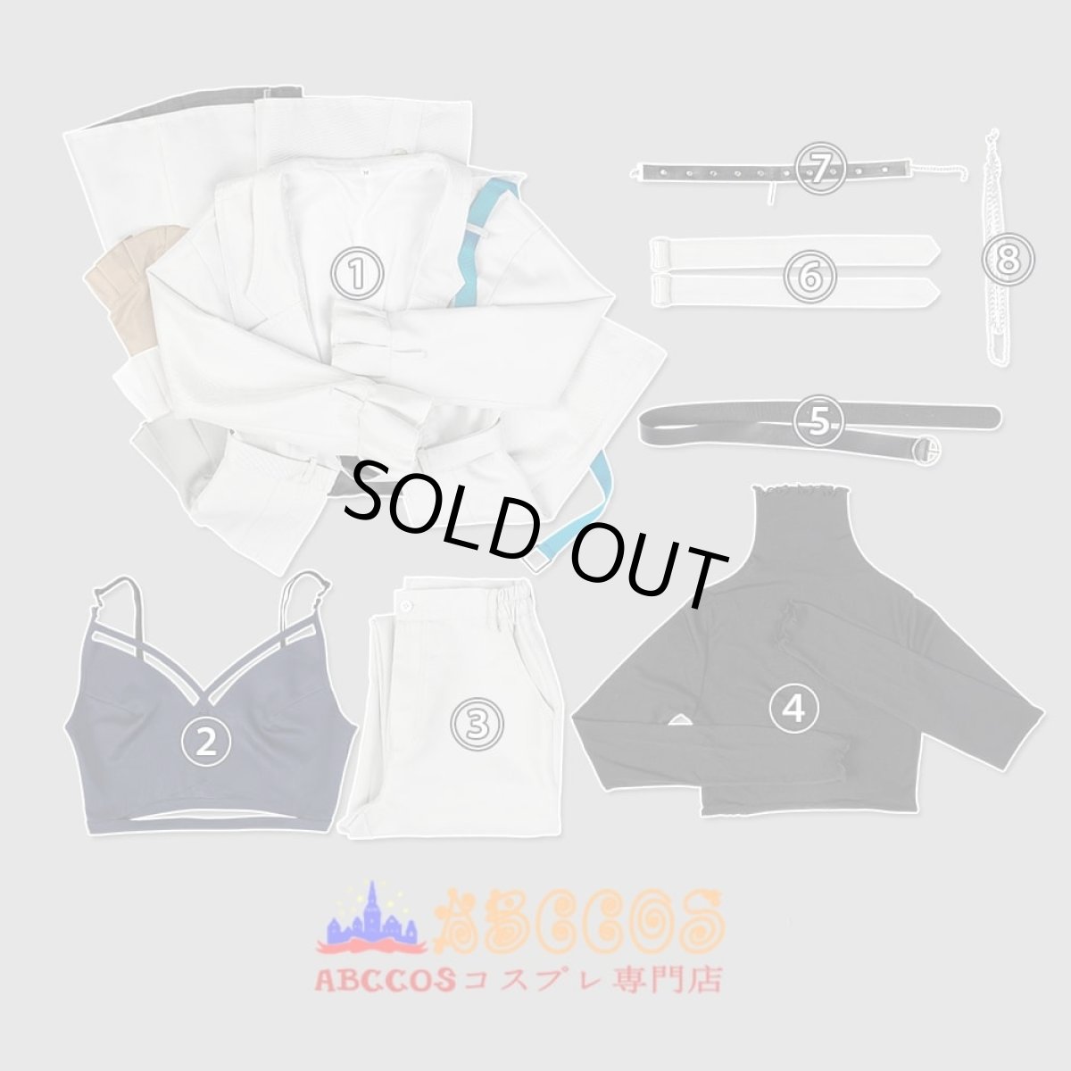 画像8: 学園アイドルマスター Gakuen IDOLM@STER 月村手毬（つきむら てまり）Tsukimura Temari コスプレ衣装 abccos製 「受注生産」 (8)