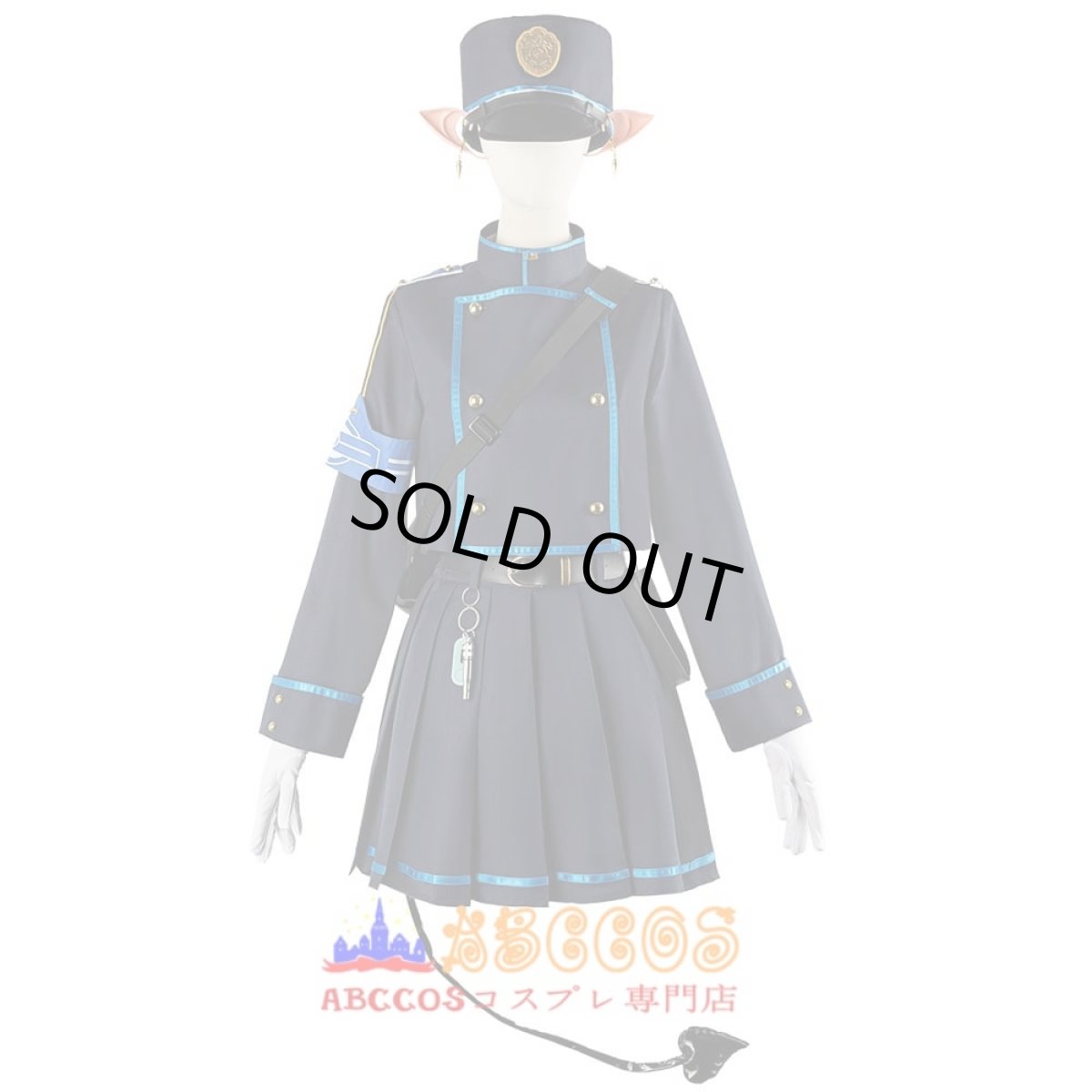 画像1: ブルーアーカイブ -Blue Archive- 鉄道学園 橘ヒカリ/橘ノゾミ 鉄道双子nozomi コスプレ衣装 abccos製 「受注生産」 (1)