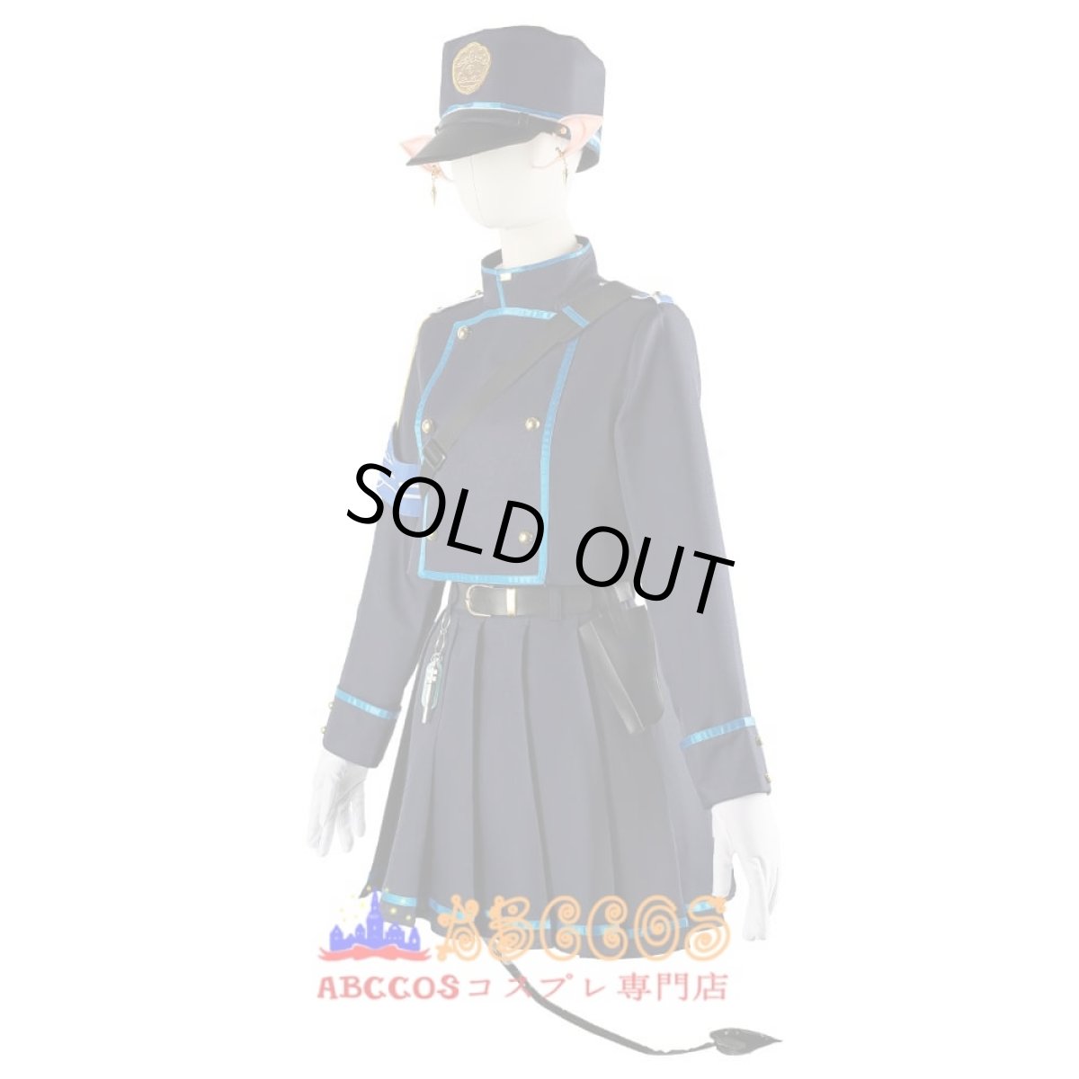 画像2: ブルーアーカイブ -Blue Archive- 鉄道学園 橘ヒカリ/橘ノゾミ 鉄道双子nozomi コスプレ衣装 abccos製 「受注生産」 (2)