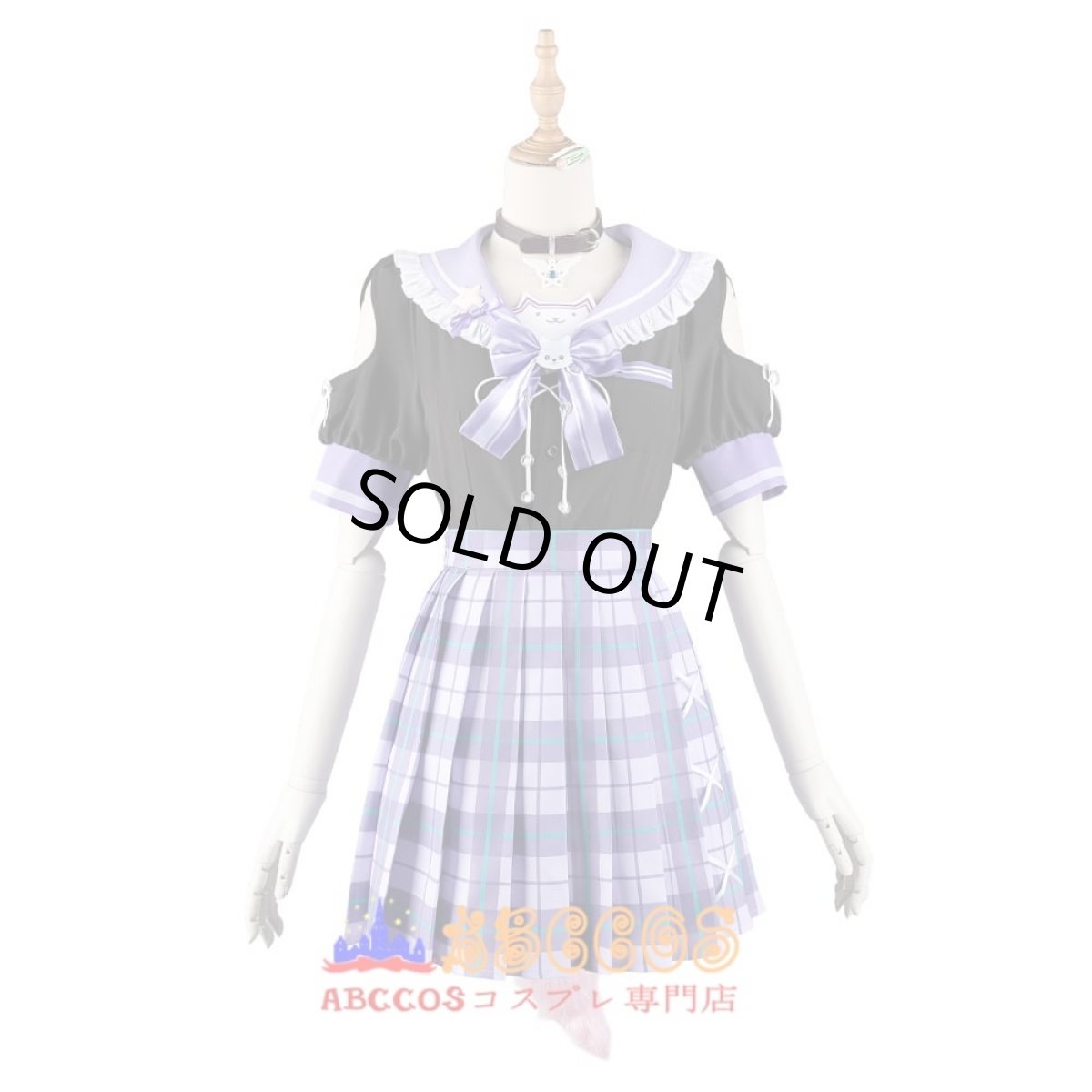 画像1: hololive（ホロライブ）博衣こよりHakui Koyori (ブラックバージョン) コスプレ衣装 abccos製 「受注生産」 (1)