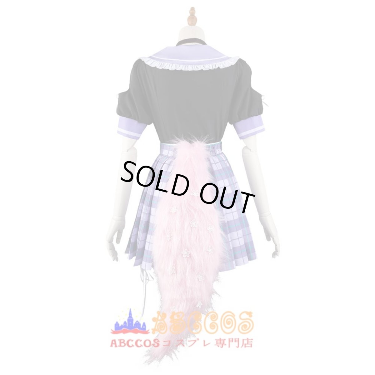 画像2: hololive（ホロライブ）博衣こよりHakui Koyori (ブラックバージョン) コスプレ衣装 abccos製 「受注生産」 (2)