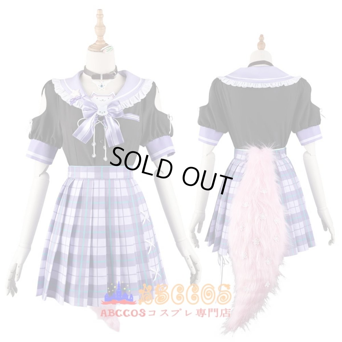 画像3: hololive（ホロライブ）博衣こよりHakui Koyori (ブラックバージョン) コスプレ衣装 abccos製 「受注生産」 (3)