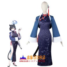 画像9: ブルーアーカイブ -Blue Archive- カグヤ Kaguya チャイナドレス コスプレ衣装 abccos製 「受注生産」 (9)