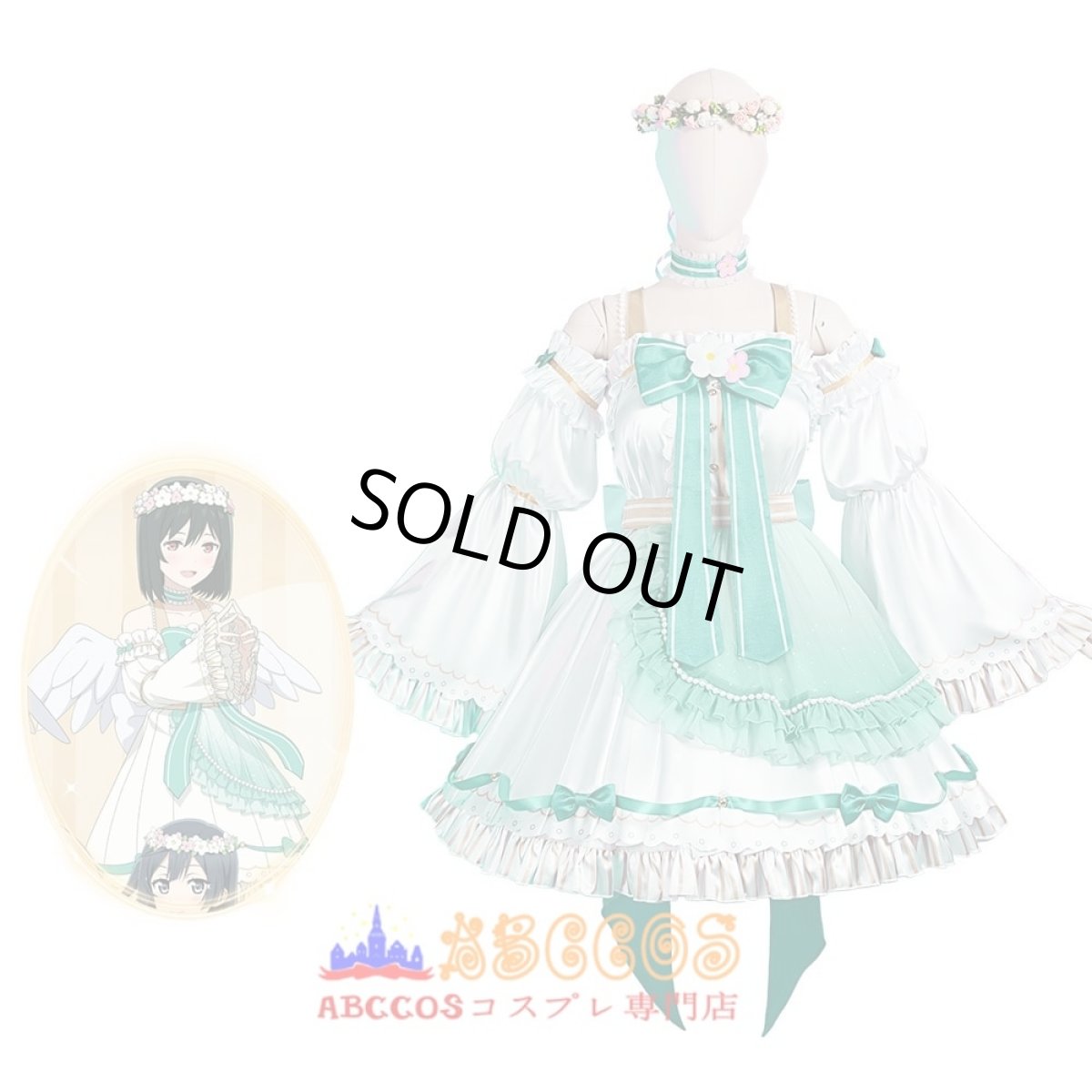 画像4: Love Live! ラブライブ！虹ヶ咲学園スクールアイドル同好会 三船栞子（みふね しおりこ）コスチューム コスプレ衣装 abccos製 「受注生産」 (4)