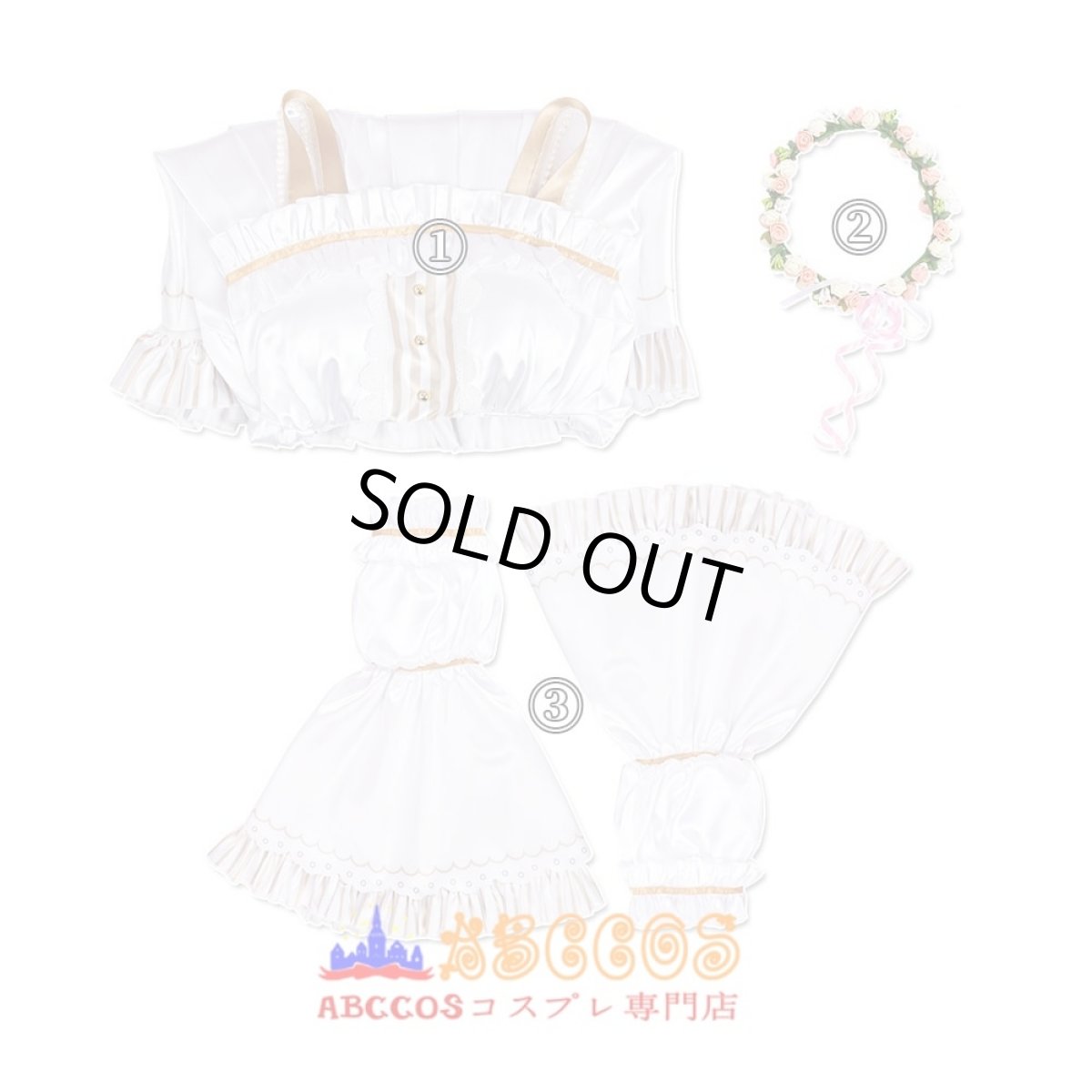 画像5: Love Live! ラブライブ！虹ヶ咲学園スクールアイドル同好会 三船栞子（みふね しおりこ）コスチューム コスプレ衣装 abccos製 「受注生産」 (5)