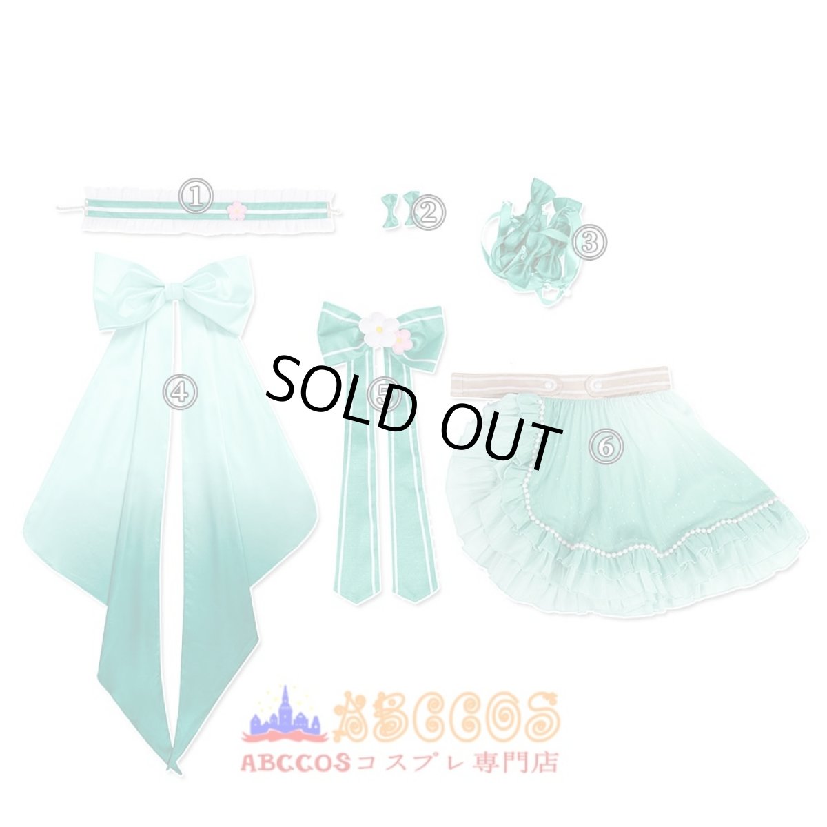 画像6: Love Live! ラブライブ！虹ヶ咲学園スクールアイドル同好会 三船栞子（みふね しおりこ）コスチューム コスプレ衣装 abccos製 「受注生産」 (6)