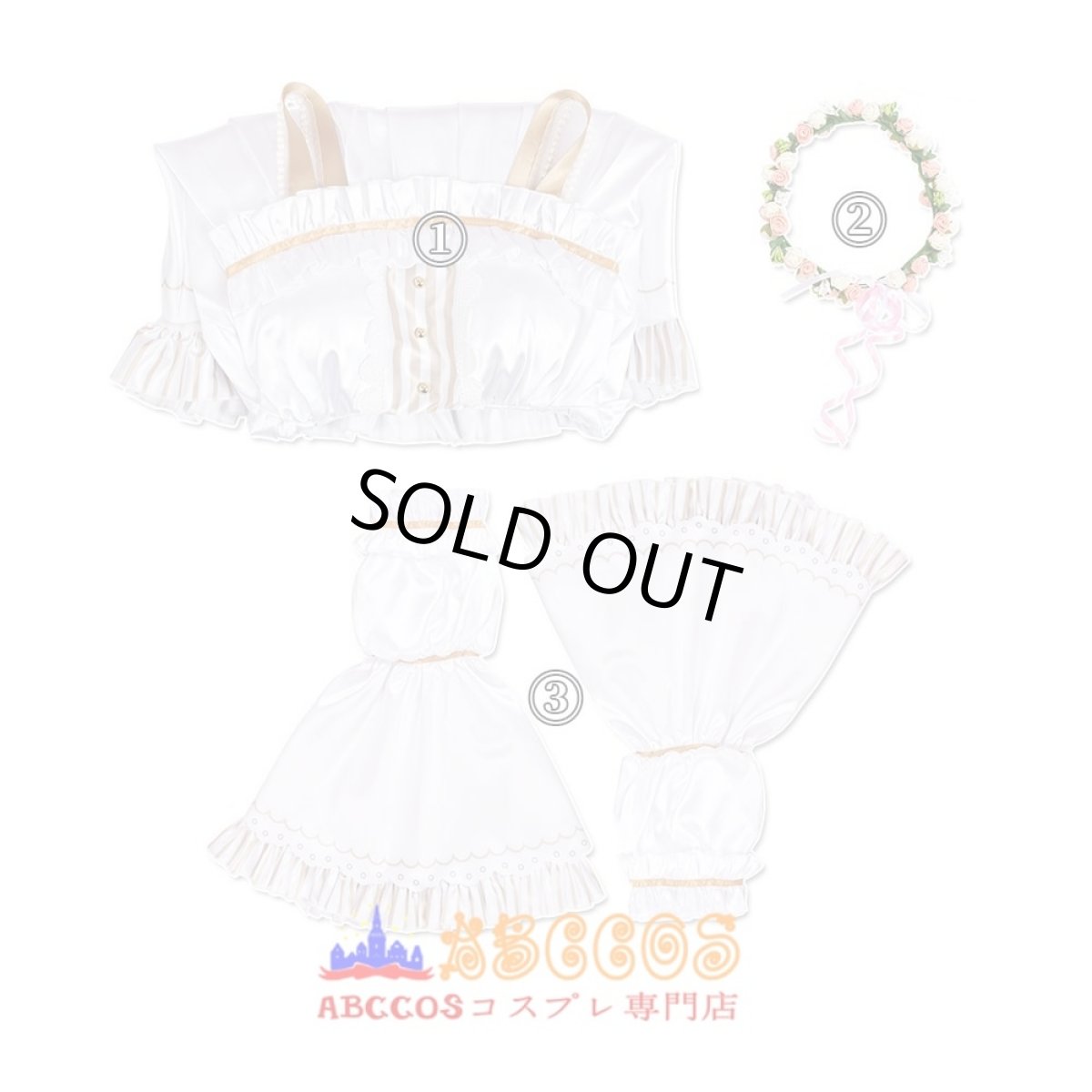 画像4: Love Live! ラブライブ！虹ヶ咲学園スクールアイドル同好会 近江彼方（このえ かなた）コスチューム コスプレ衣装 abccos製 「受注生産」 (4)