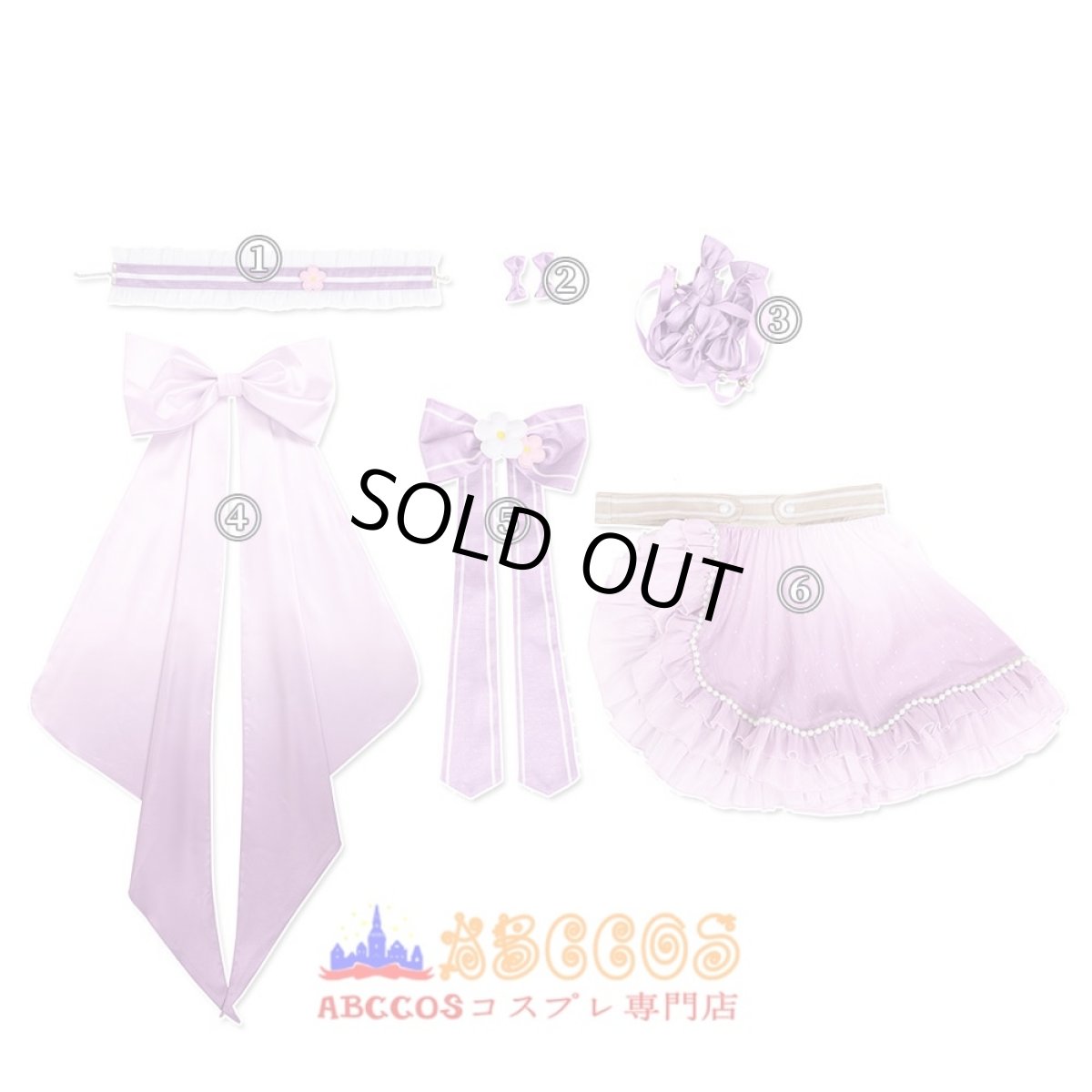 画像5: Love Live! ラブライブ！虹ヶ咲学園スクールアイドル同好会 近江彼方（このえ かなた）コスチューム コスプレ衣装 abccos製 「受注生産」 (5)