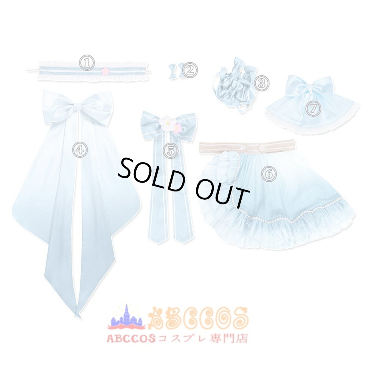 画像6: Love Live! ラブライブ！虹ヶ咲学園スクールアイドル同好会  桜坂しずく（おうさか しずく）コスチューム コスプレ衣装 abccos製 「受注生産」 (6)