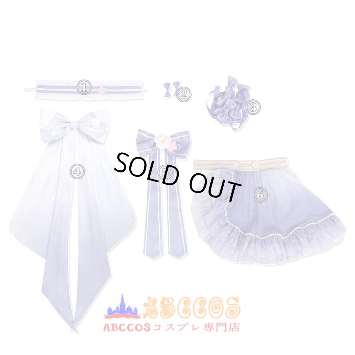 画像12: Love Live! ラブライブ！虹ヶ咲学園スクールアイドル同好会 天王寺璃奈（てんのうじ りな）コスチューム コスプレ衣装 abccos製 「受注生産」 (12)