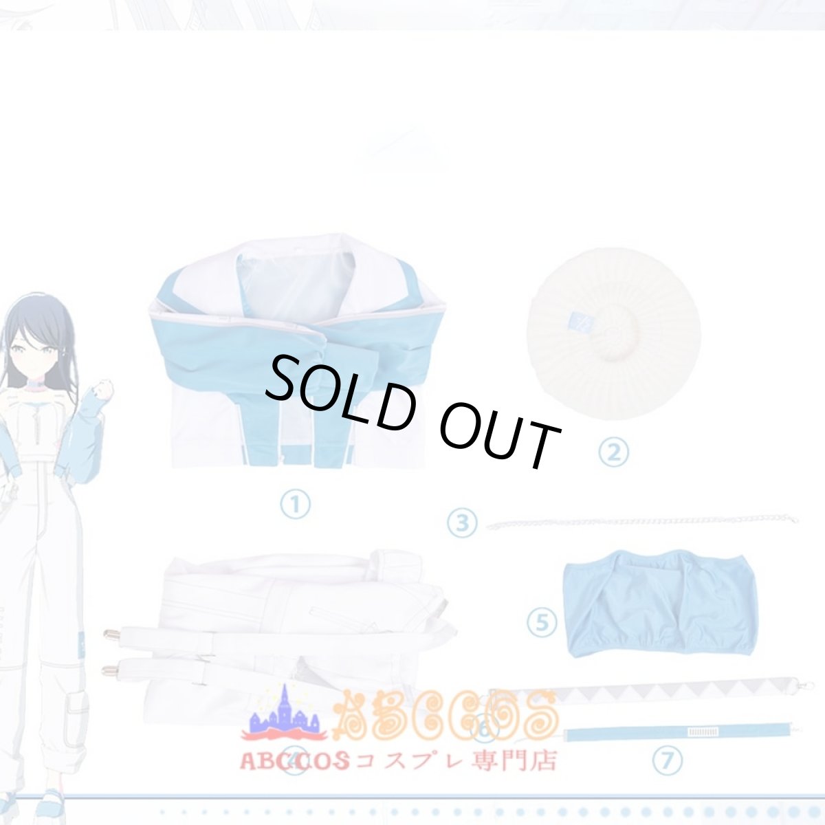 画像9: プロジェクトセカイ カラフルステージ! feat. 初音ミク 星乃一歌 コスプレ衣装 abccos製 「受注生産」 (9)