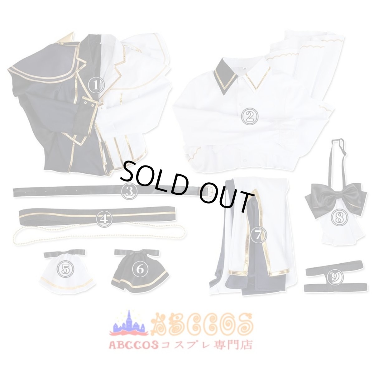 画像10: Love Live! ラブライブ！虹ヶ咲学園スクールアイドル同好会 高咲侑（たかさき ゆう）コスチューム コスプレ衣装 abccos製 「受注生産」 (10)