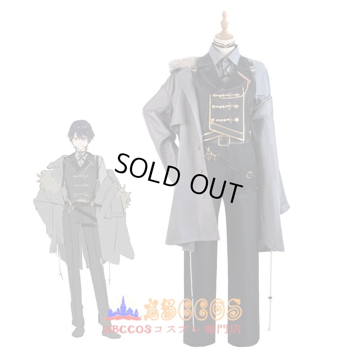 画像6: にじさんじ NIJISANJI vtuber 剣持刀也（けんもち とうや）コスプレ衣装 abccos製 「受注生産」 (6)