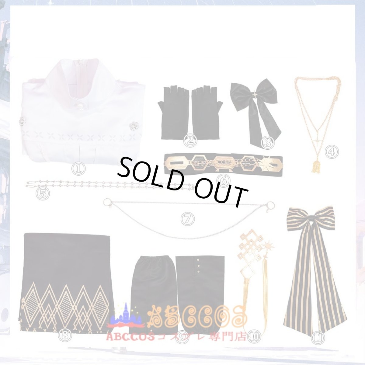 画像10: hololive ホロライブ  vtuber 星街 すいせい／ほしまち すいせい コスチューム コスプレ衣装 abccos製 「受注生産」 (10)