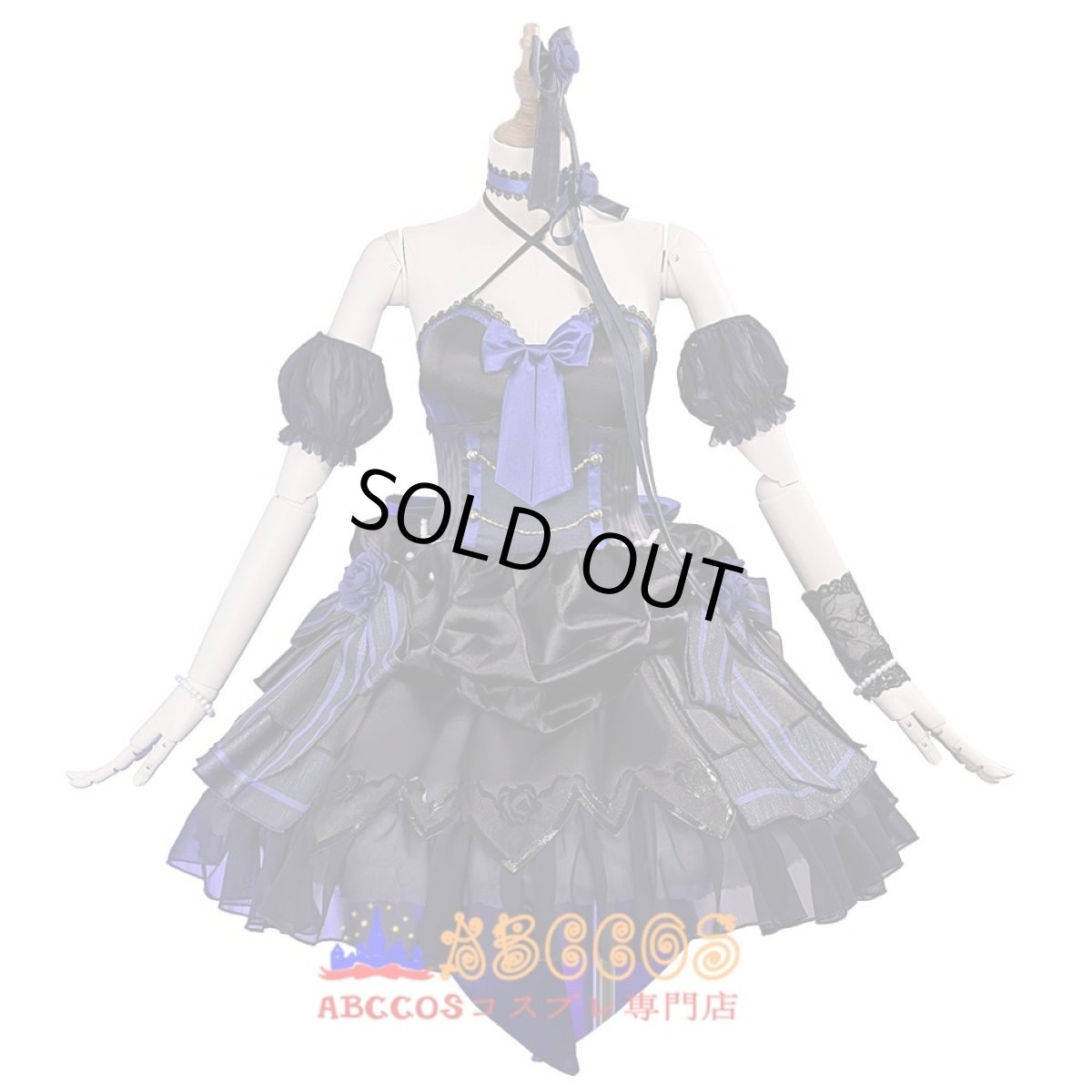 画像1: Love Live! ラブライブ！虹ヶ咲学園スクールアイドル同好会 朝香果林（あさか かりん）コスチューム コスプレ衣装 abccos製 「受注生産」 (1)