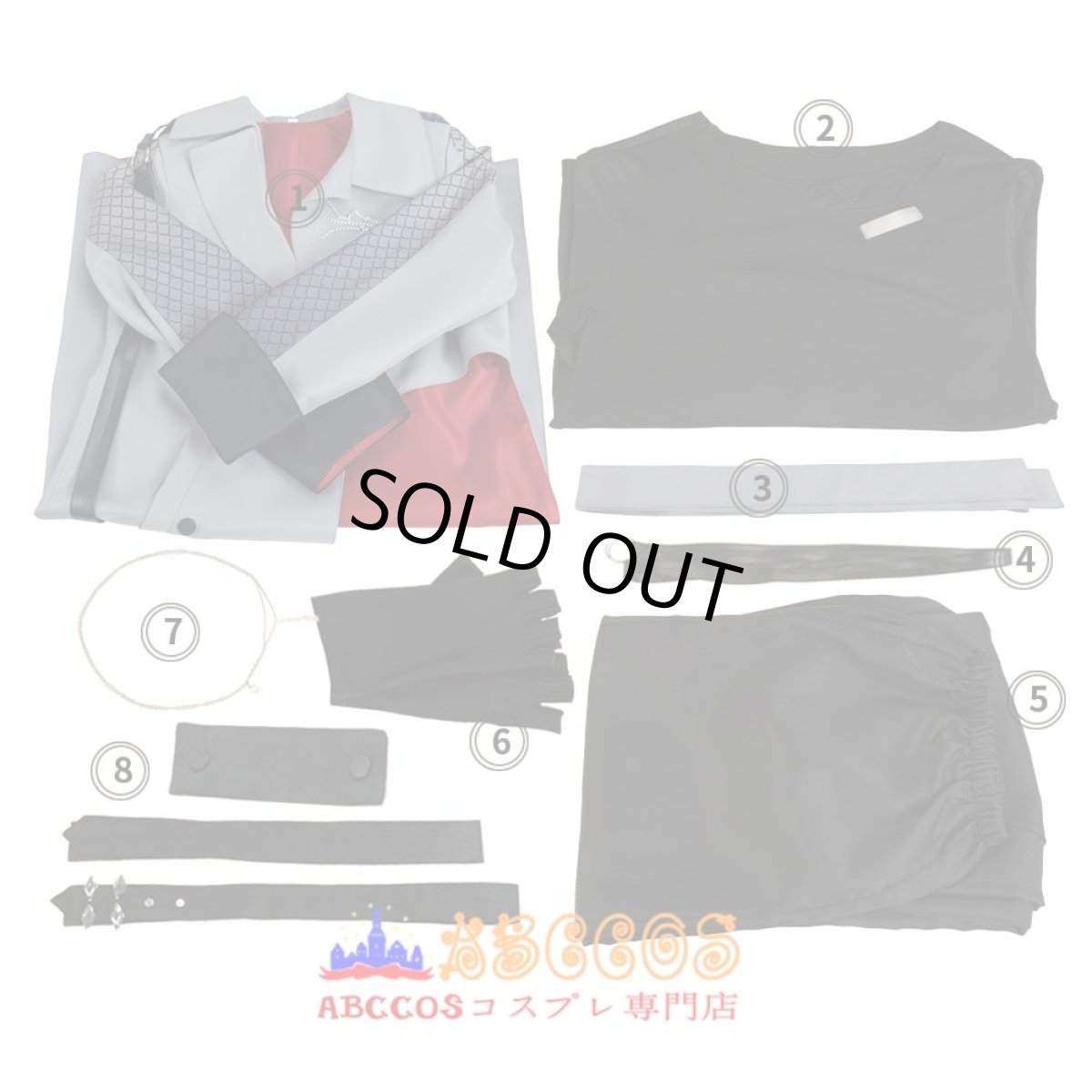 画像9: にじさんじ NIJISANJI vtuber 葛葉（くずは） コスプレ衣装 abccos製 「受注生産」 (9)