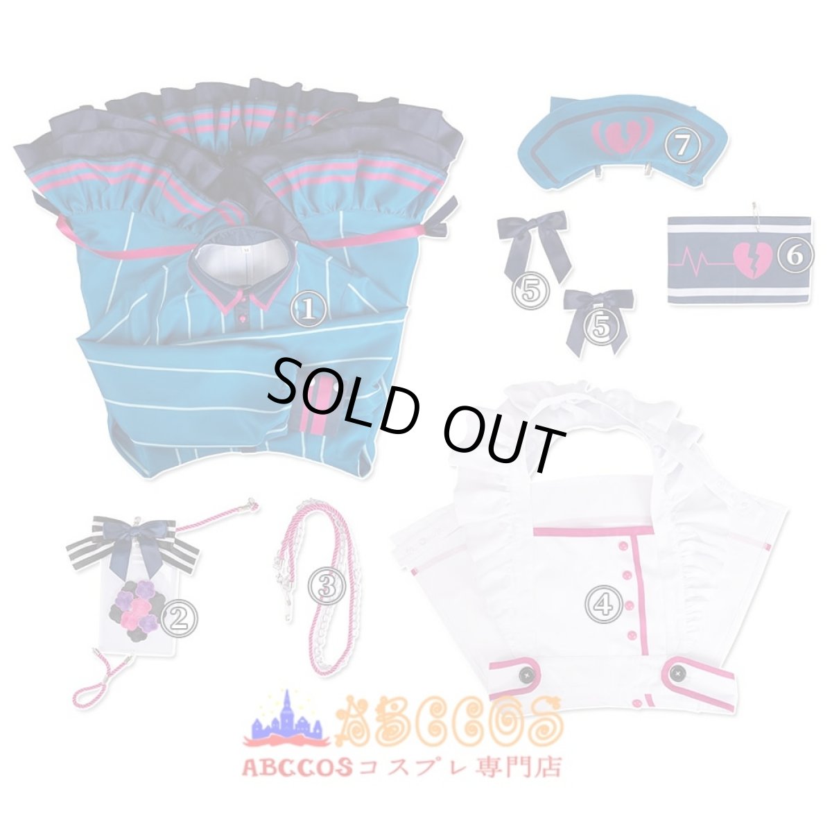 画像9: プロジェクトセカイ カラフルステージ！ feat. 初音ミク 朝比奈まふゆ（あさひな まふゆ）コスプレ衣装 abccos製 「受注生産」  (9)