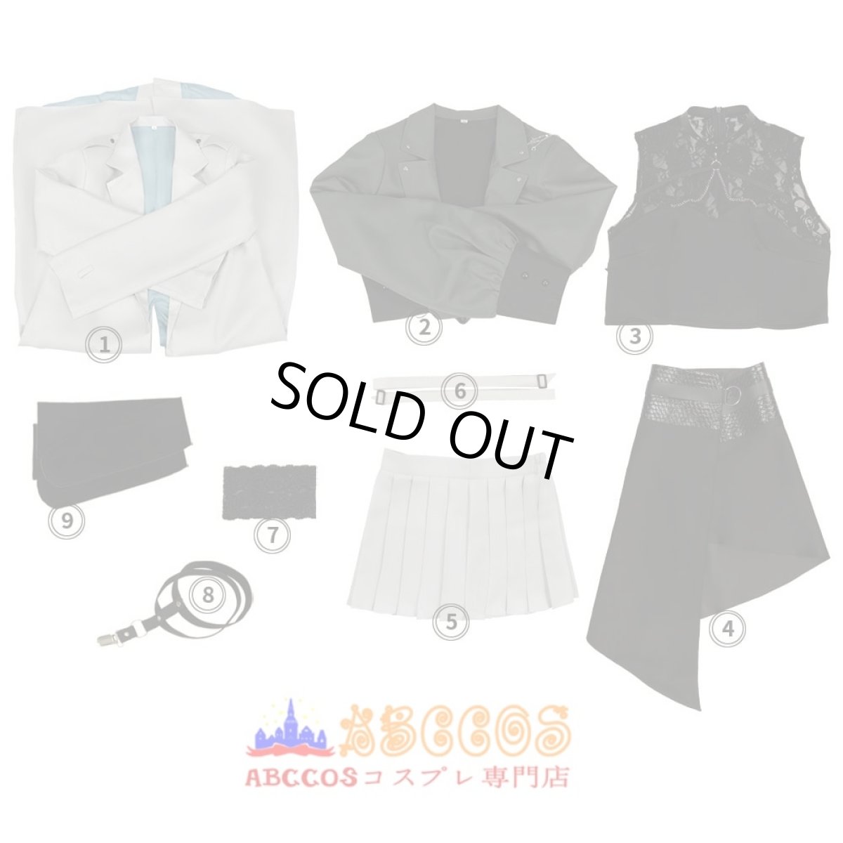 画像13: hololive ホロライブ  vtuber 星街 すいせい／ほしまち すいせい コスチューム コスプレ衣装 abccos製 「受注生産」 (13)