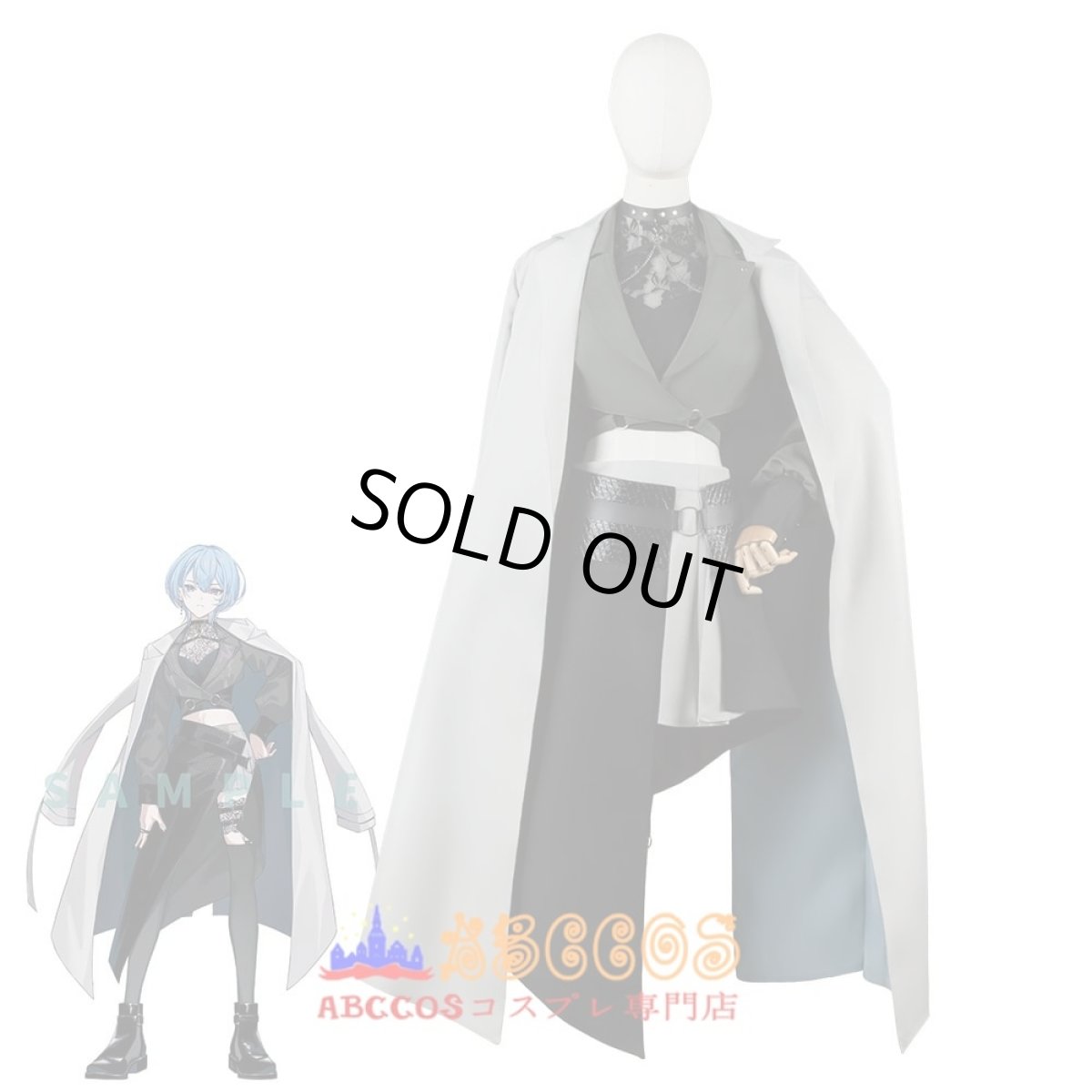 画像9: hololive ホロライブ  vtuber 星街 すいせい／ほしまち すいせい コスチューム コスプレ衣装 abccos製 「受注生産」 (9)