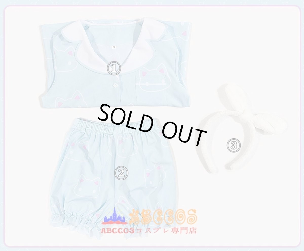 画像5: 【売り切れ即終】ブルーアーカイブ Blue Archive 早瀬 ユウカ パジャマ コスプレ衣装 abccos製 「受注生産」 (5)