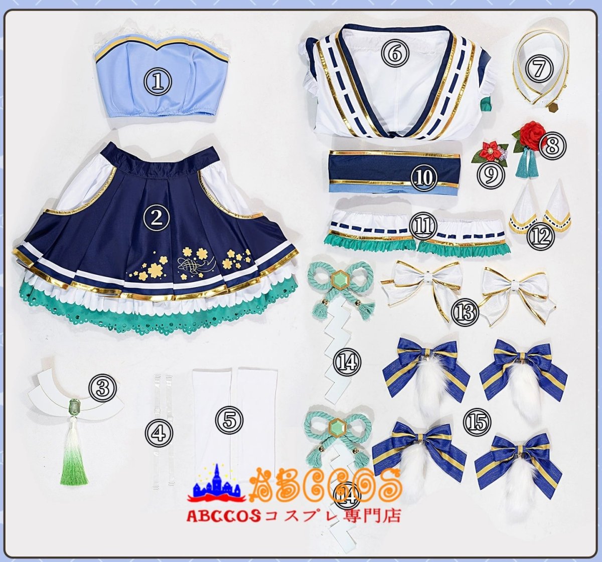 画像5: 【売り切れ即終】ウマ娘 プリティーダービー サトノダイヤモンド コスプレ衣装 abccos製 「受注生産」 (5)