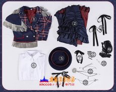 画像5: 【売り切れ即終】BanG Dream! バンドリ！Morfonica モルフォニカ 広町 七深/ひろまち ななみ コスプレ衣装 abccos製 「受注生産」 (5)