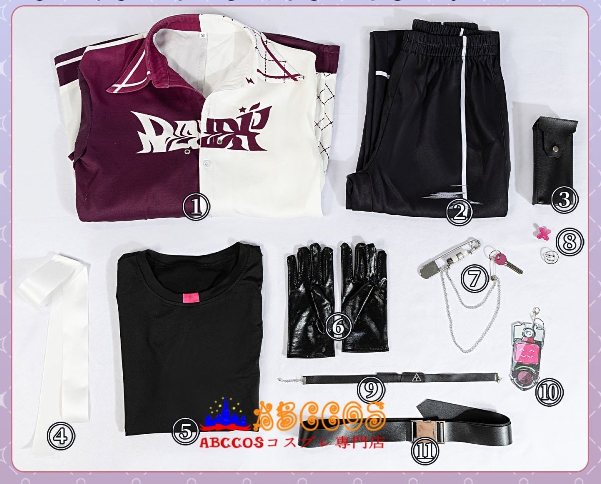 画像10: 【売り切れ即終】にじさんじ NIJISANJI vtuber 佐伯 イッテツ（さいきいってつ イッテツ）コスプレ衣装 abccos製 「受注生産」 (10)