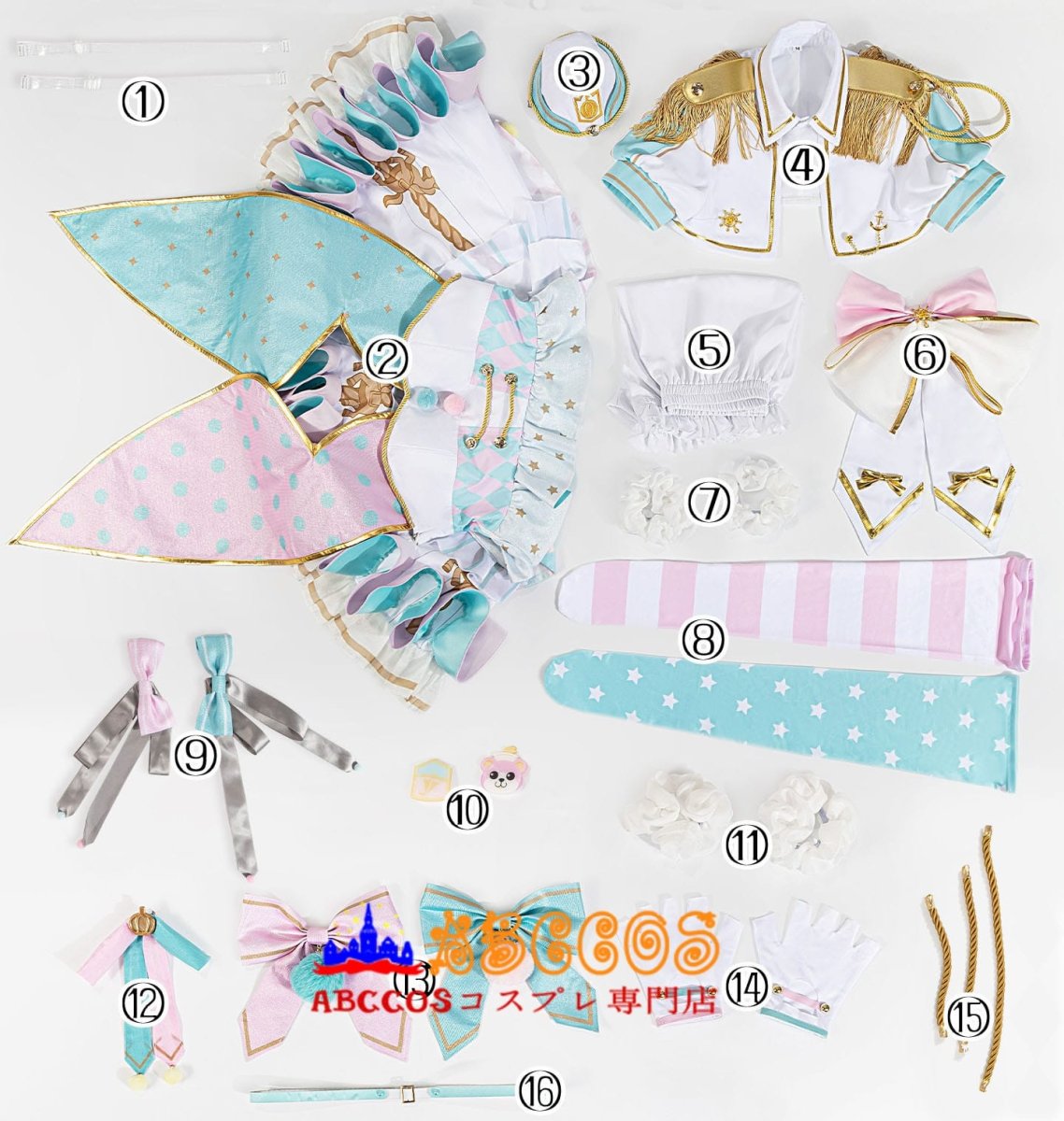 画像12: 【売り切れ即終】バンドリ！BanG Dream! 奥沢 美咲（おくざわ みさき）コスプレ衣装 abccos製 「受注生産」 (12)