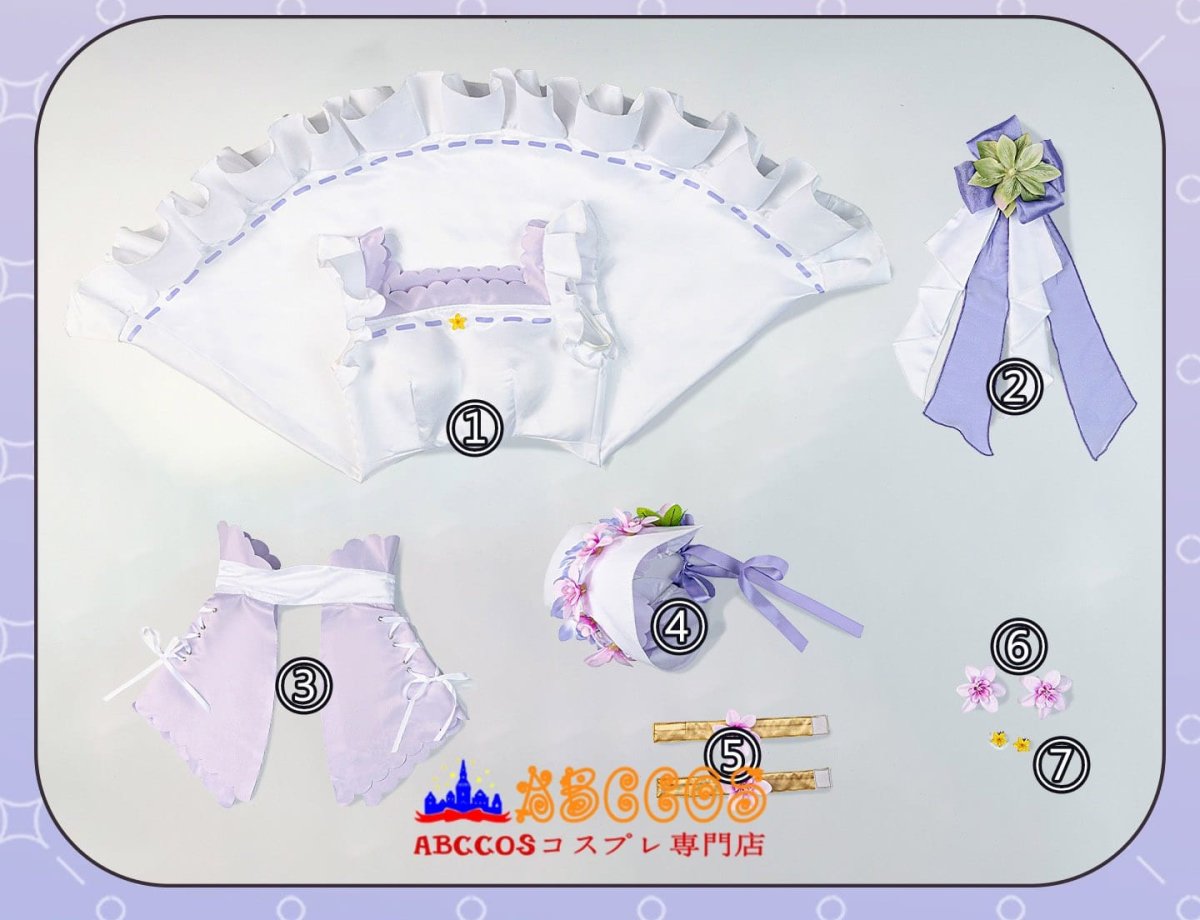 画像10: 【売り切れ即終】プリンセスコネクト！Re:Dive キョウカ（Kyouka）/氷川 鏡華 コスプレ衣装 abccos製 「受注生産」 (10)