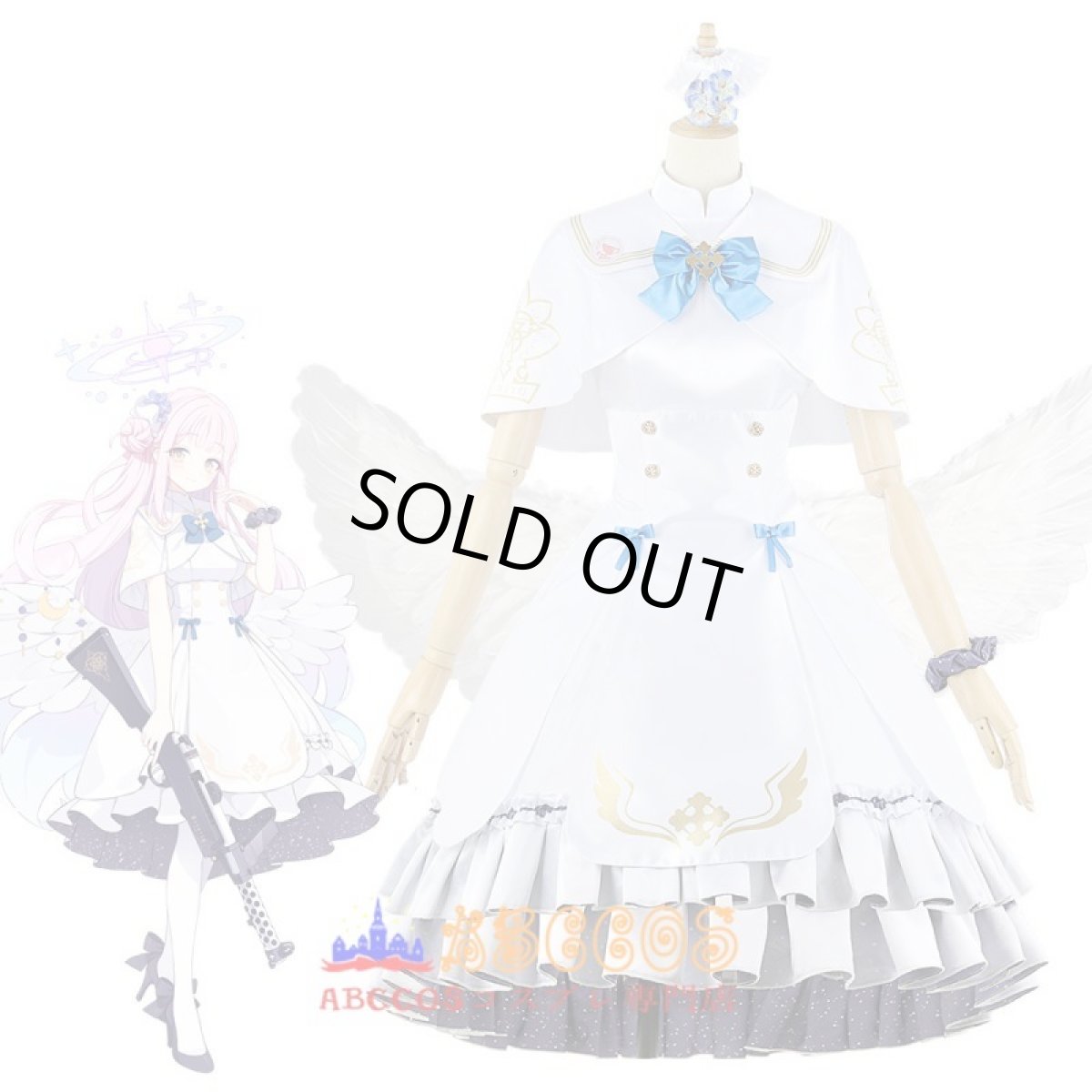 画像8: ブルーアーカイブ-Blue Archive- 聖園ミカ（みその ミカ） コスプレ衣装 abccos製 「受注生産」 (8)