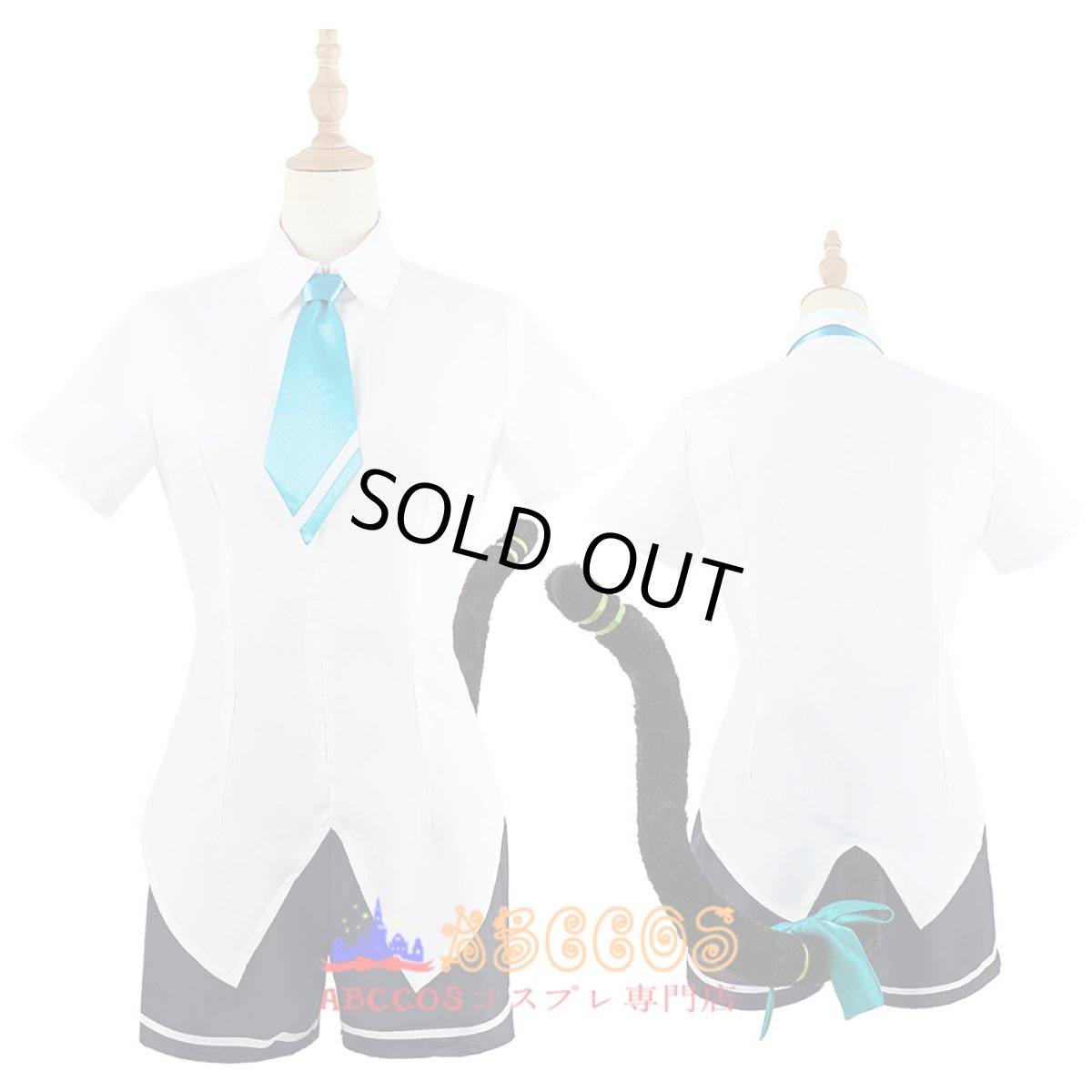 画像4: ブルーアーカイブ-Blue Archive- 才羽ミドリ（さいば ミドリ） コスプレ衣装 abccos製 「受注生産」 (4)