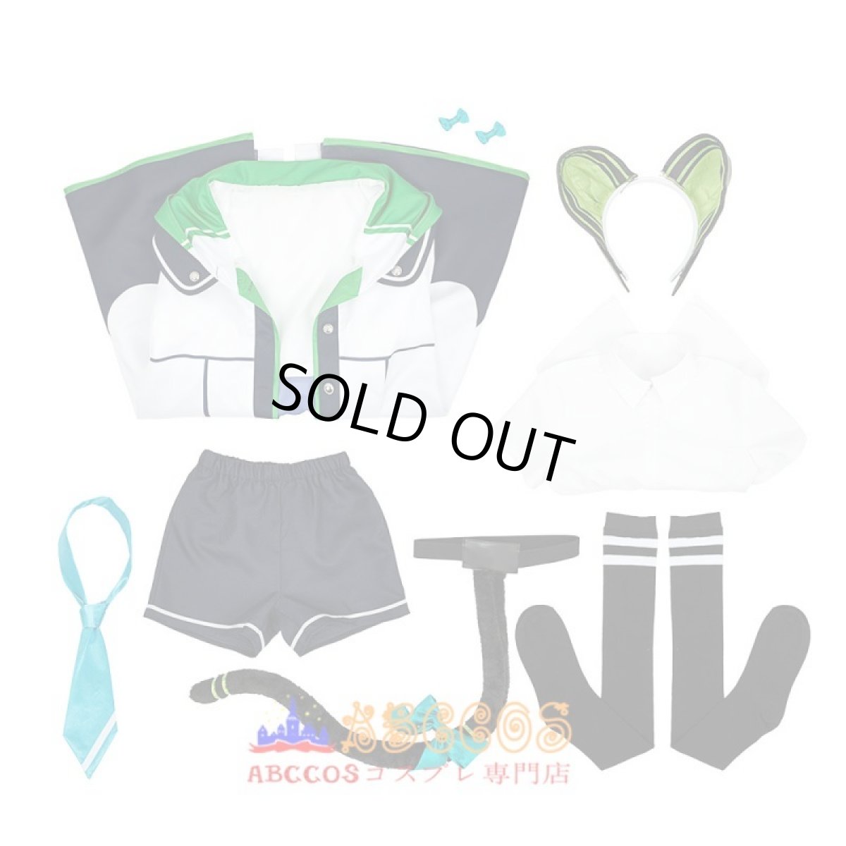 画像6: ブルーアーカイブ-Blue Archive- 才羽ミドリ（さいば ミドリ） コスプレ衣装 abccos製 「受注生産」 (6)