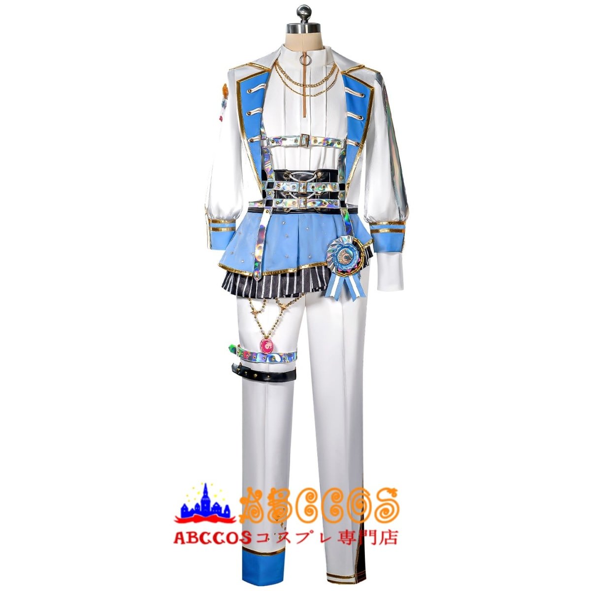 画像1: プロジェクトセカイ カラフルステージ！ feat. 初音ミク プロジェクトセカイ 5th Anniversary 感謝祭 青柳冬弥（あおやぎ とうや）コスプレ衣装 abccos製 「受注生産」 (1)