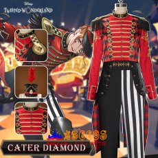 画像5: ディズニーツイステッドワンダーランド ハロウィン Cater_Diamond ケイト・ダイヤモンド コスプレ衣装 abccos製 「受注生産」 (5)