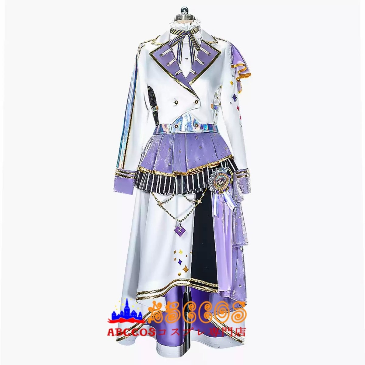 画像1: プロジェクトセカイ カラフルステージ! feat. 初音ミク 誰もいないセカイのレン 25時 ナイトコードで 朝比奈まふゆ（あさひな まふゆ）コスプレ衣装 abccos製 「受注生産」 (1)